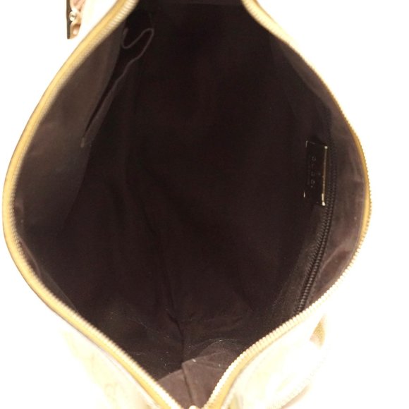 Auth Gucci Gg Beige Gold Jacquard #5546G12 - Picture 7 of 13